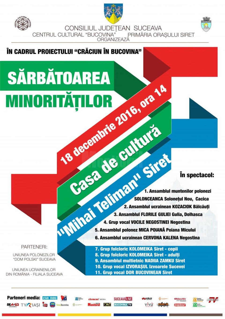 „Sărbătoarea Minorităților”, la Siret