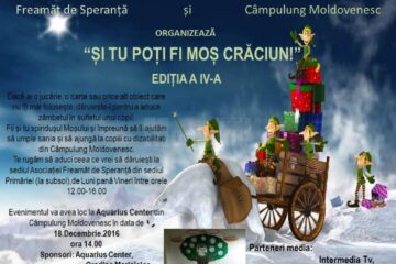 „Și tu poți fi Moș Crăciun”, ediția a IV-a, la Câmpulung Moldovenesc