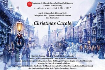Concert de colinde susținut de profesori la Colegiul de Artă „Ciprian Porumbescu”