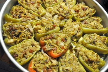 Ardei umpluți cu varză (de post). Foto: retetecriminale.ro
