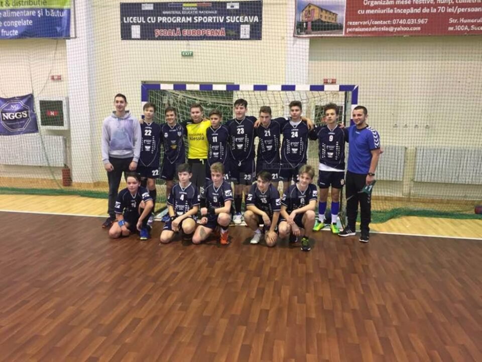 Echipa de juniori III CSU Suceava la turneul unde a fost gazdă