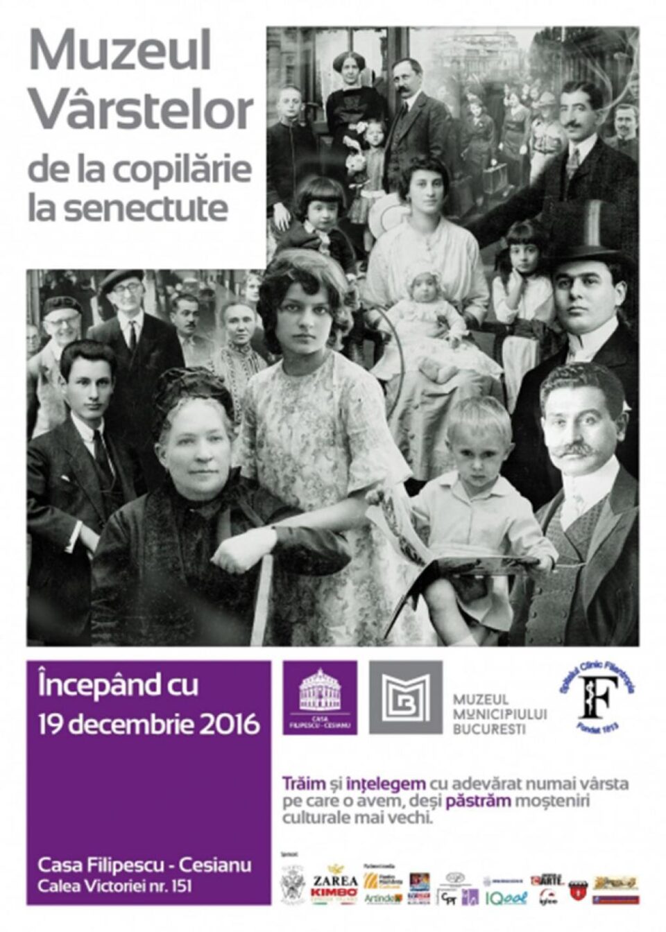 „Muzeul vârstelor - de la copilărie la senectute”, primul proiect expozițional de antropologie urbană din România