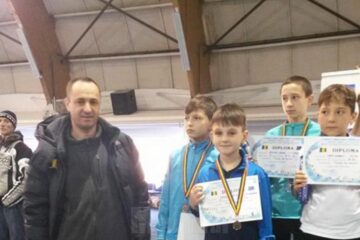 Ștafeta de 4x100 metri copii II de la CSM Suceava
