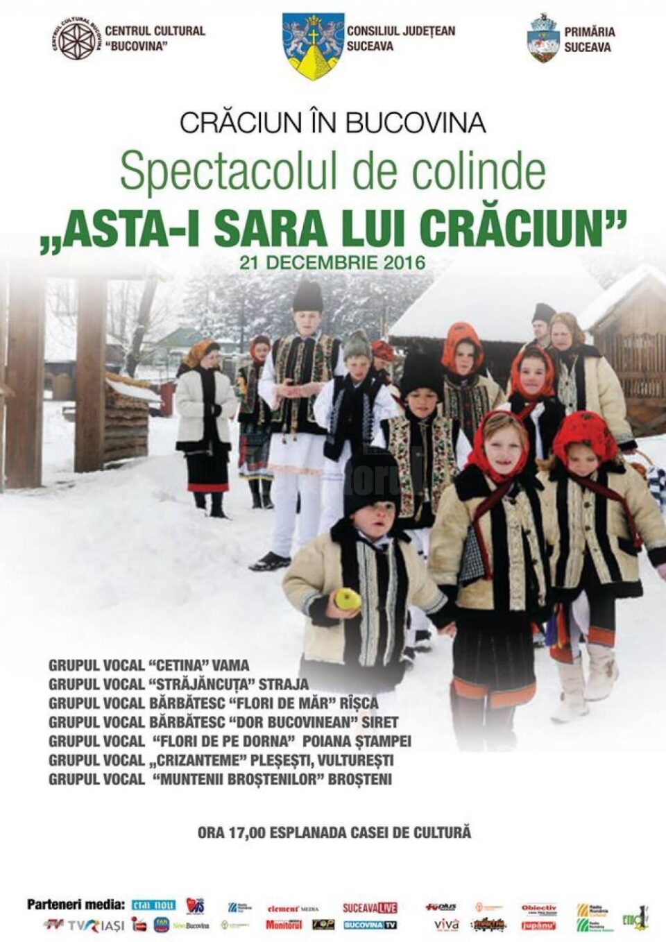 Spectacolul de colinde „Asta-i sara lui Crăciun”