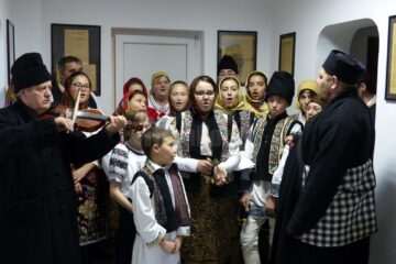 Redacția Monitorului de Suceava a primit ieri colindători de la Mitocu Dragomirnei
