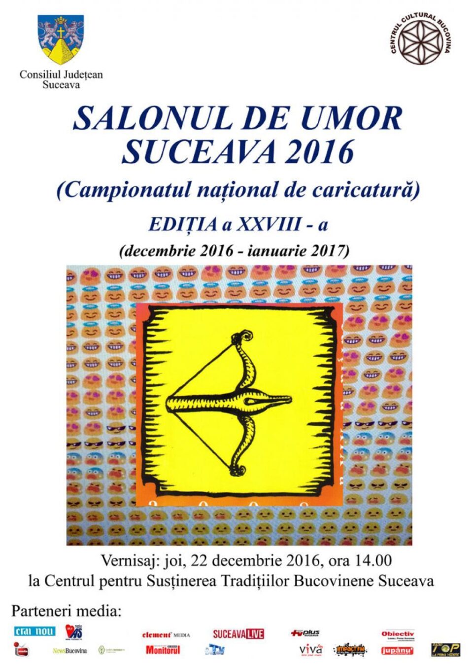 „Salonul de Umor” Suceava 2016 & Campionatul național de caricatură