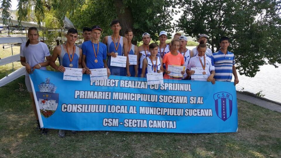 Anul 2016 a fost unul de excepție pentru canotorii de la CSM Suceava