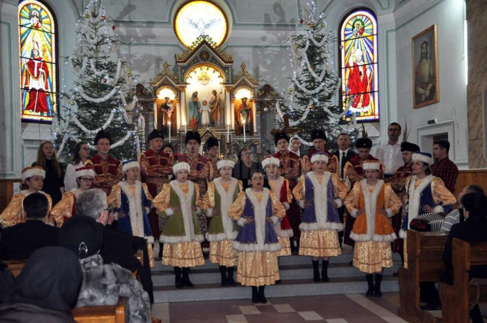 Concert de colinde la biserica din Solonețu Nou