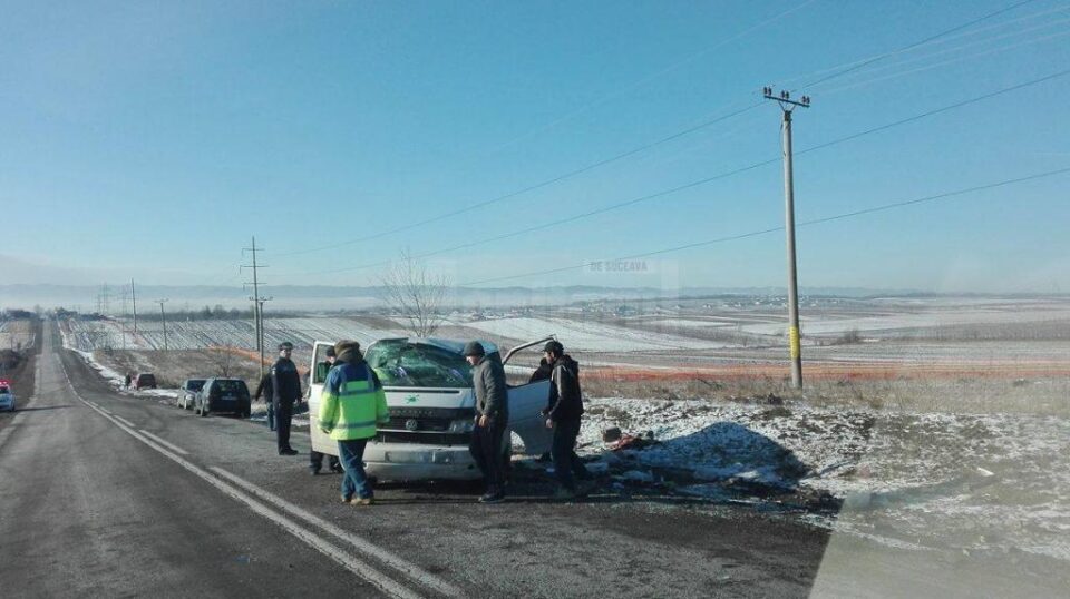 Accidentul s-a petrecut pe 31 decembrie, în jurul orei 11.00, între Ratoș și Dornești
