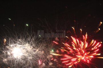 Spectaculos foc de artificii la trecerea in 2017 2