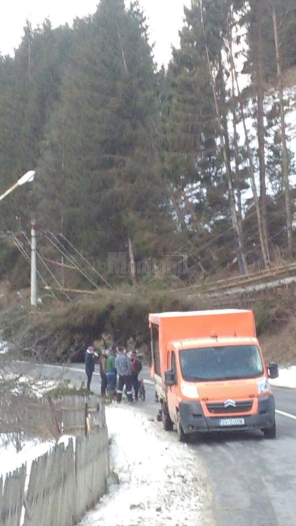 Peste 5.000 de consumatori au rămas fără curent electric, din cauza vântului puternic