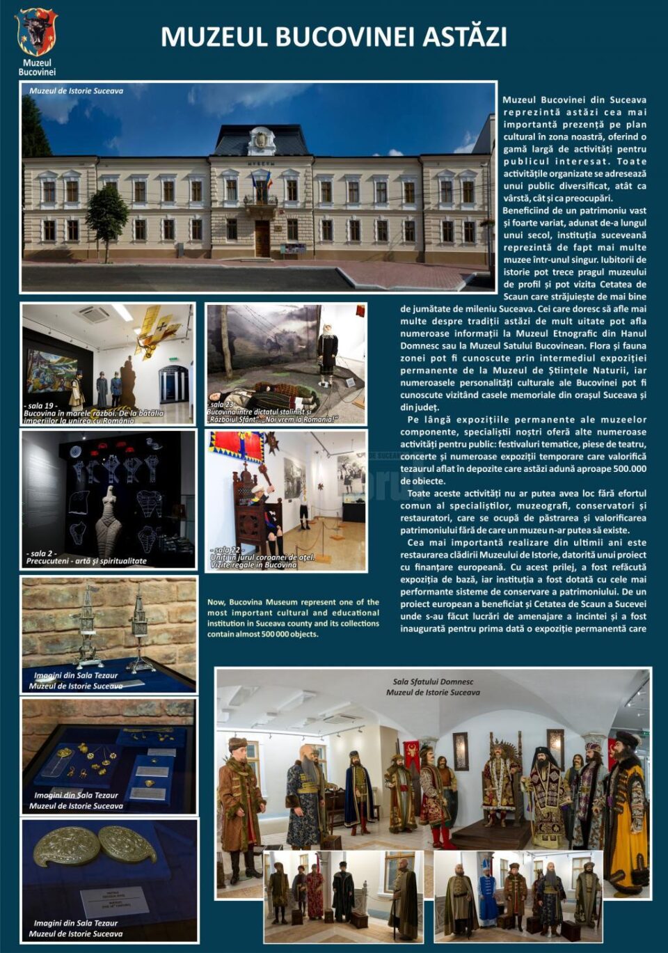 Expoziția „Muzeul Bucovinei Suceava, un secol în slujba patrimoniului”