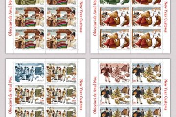 Emisiunea de mărci poștale „Obiceiuri de Anul Nou”
