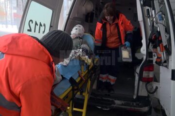 Bărbatul a fost preluat de o ambulanță de la Rădăuți și transportat de Urgență la Spitalul Județean Suceava