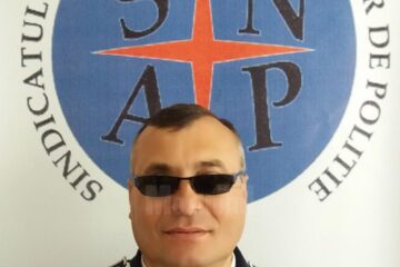 Agentul-șef principal Vasile Grumăzescu, liderul Sindicatului Național al Agenților de Poliție (SNAP)