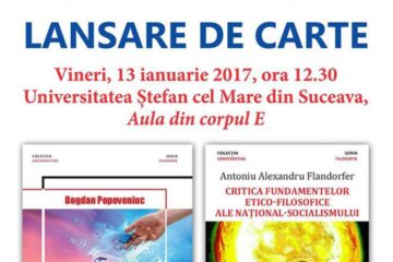 Lansare de carte, la Universitatea „Ștefan cel Mare” Suceava