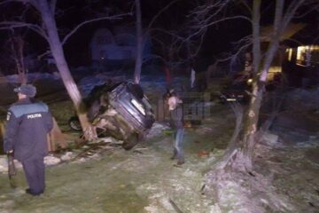 Accident la Frasin, sâmbătă noapte