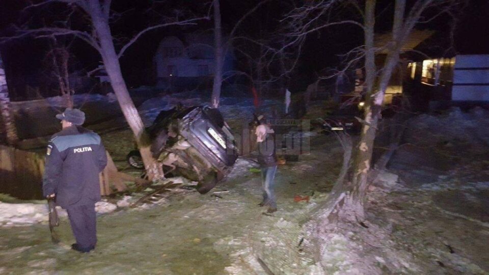 Accident la Frasin, sâmbătă noapte
