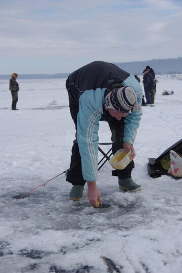 Copca, atracția sezonului care adună zeci de pescari