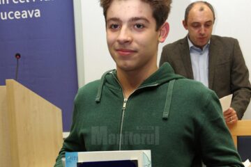 Călin Moscaliuc a fost desemnat cel mai bun înotător al județului în anul 2016