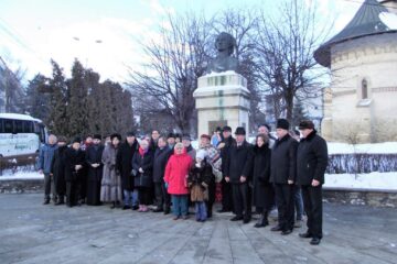 Bustul lui Mihai Eminescu din municipiul Suceava
