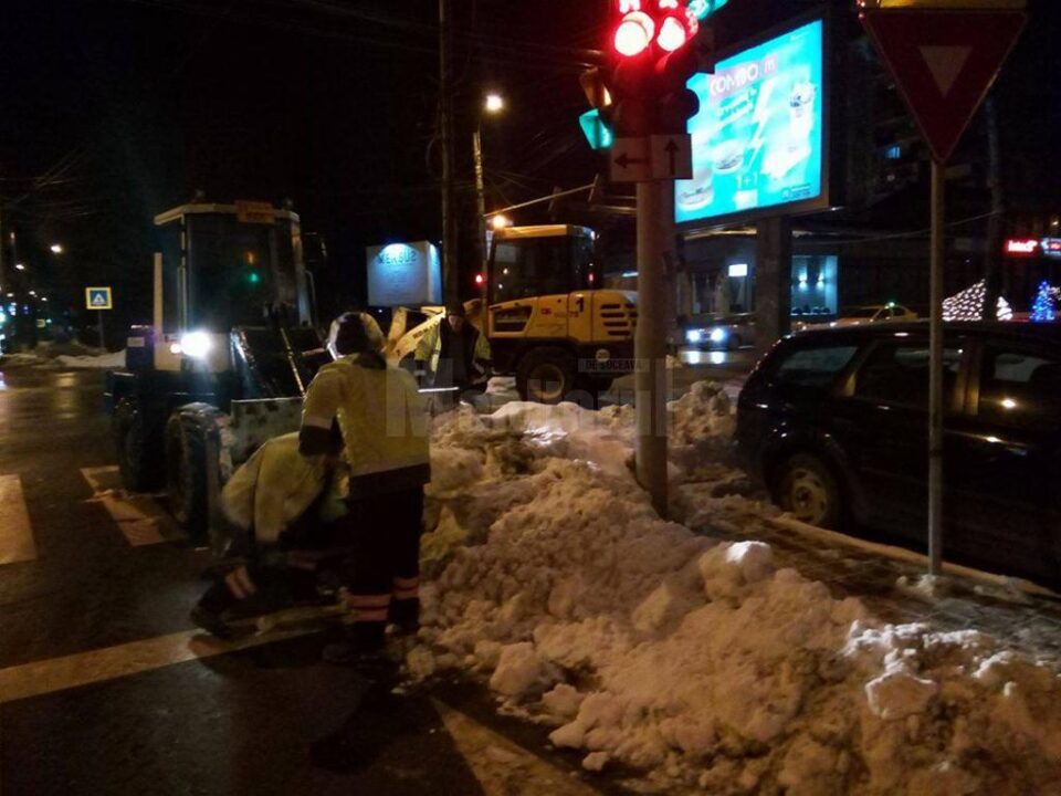 Ridicarea zăpezii din oraș, operațiune scumpă