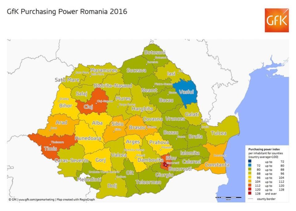 Sucevenii, în coada clasamentului la puterea de cumpărare