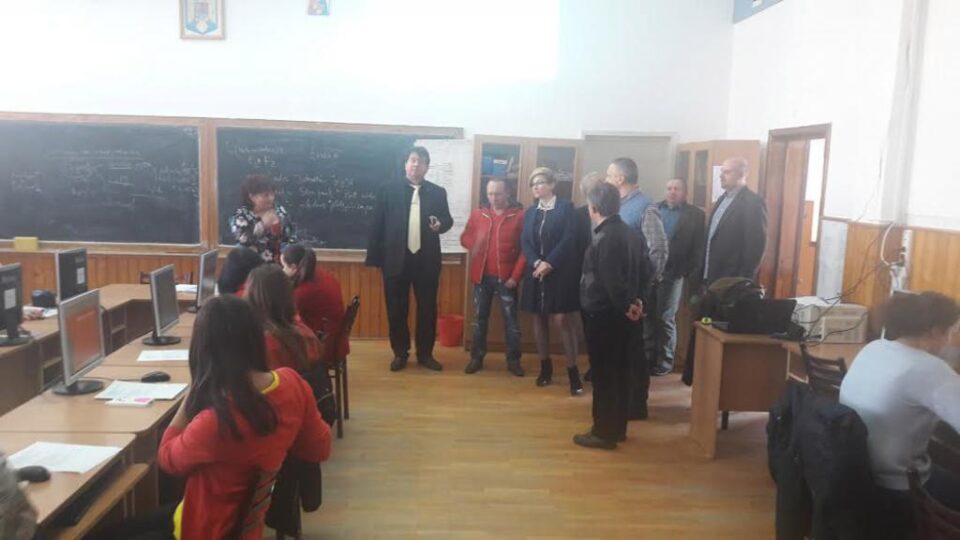 Delegație polonă la Colegiul Tehnic „Alexandru Ioan Cuza” Suceava