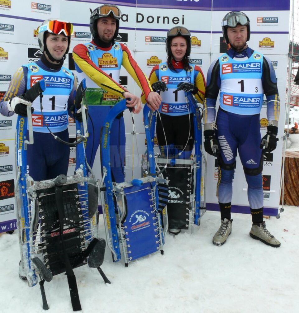 Sportivii din echipa României pentru Cupa Mondială de Sanie