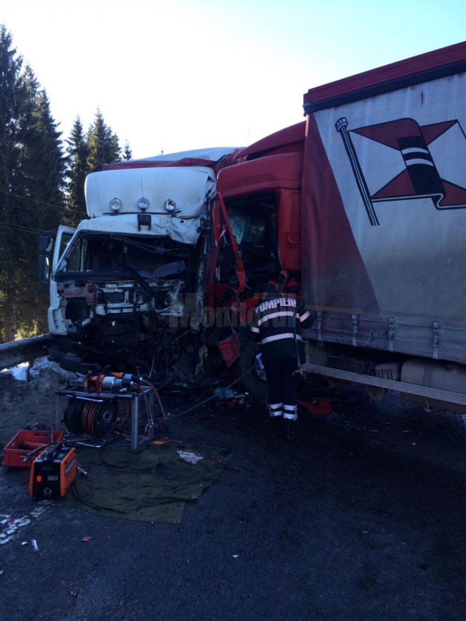 Impactul a fost deosebit de violent