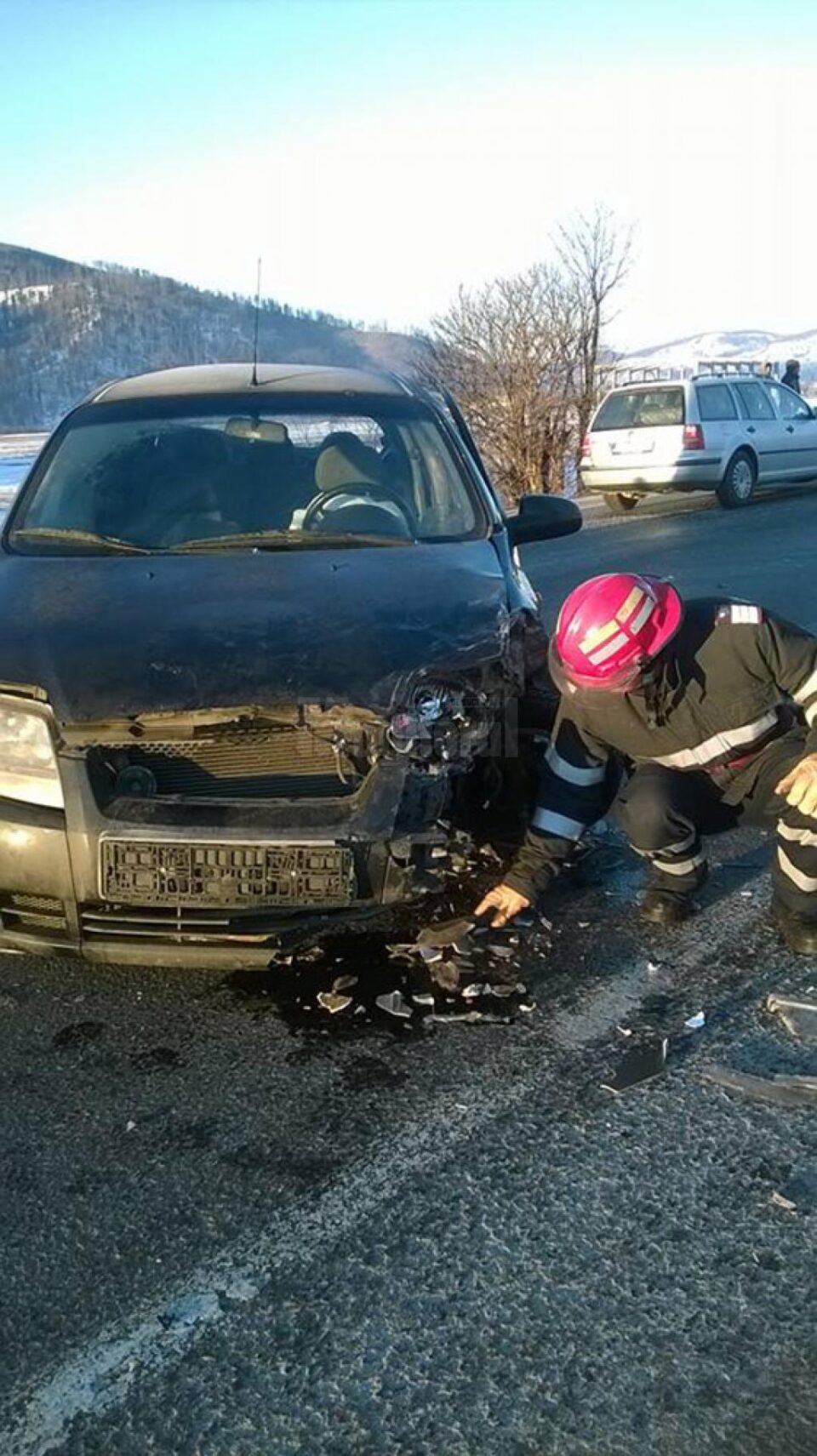Accident rutier cu trei autoturisme implicate, la Gura Humorului