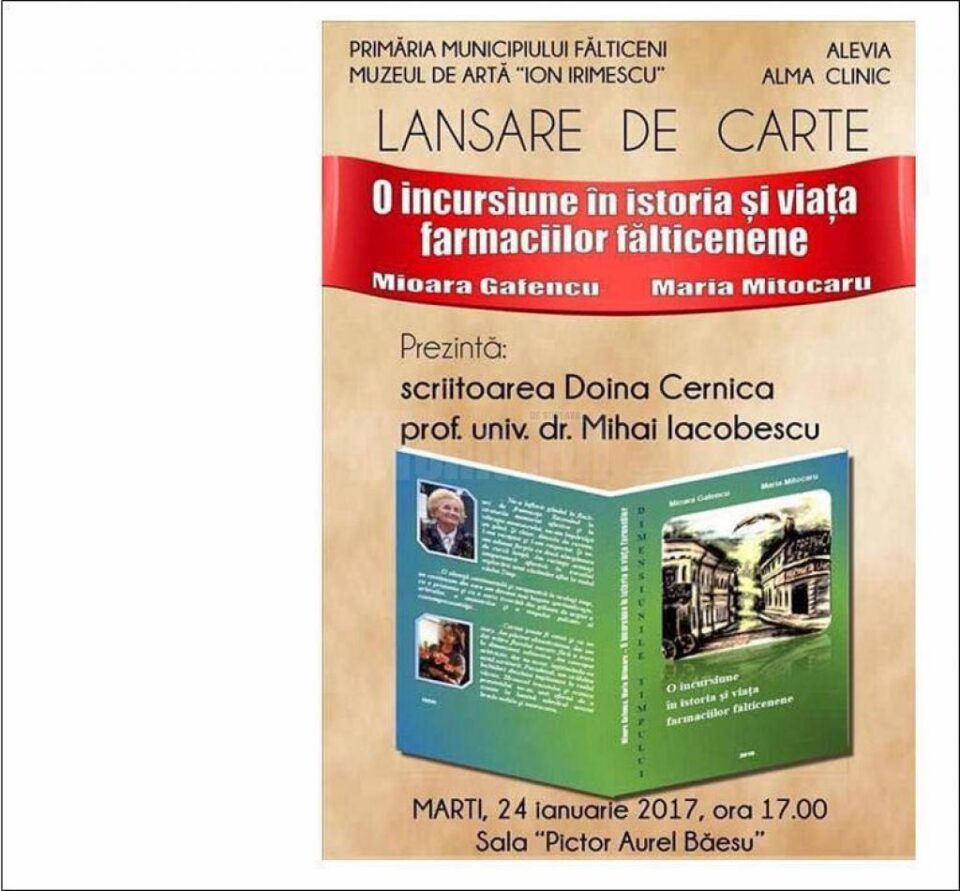 Lansare de carte, la Fălticeni