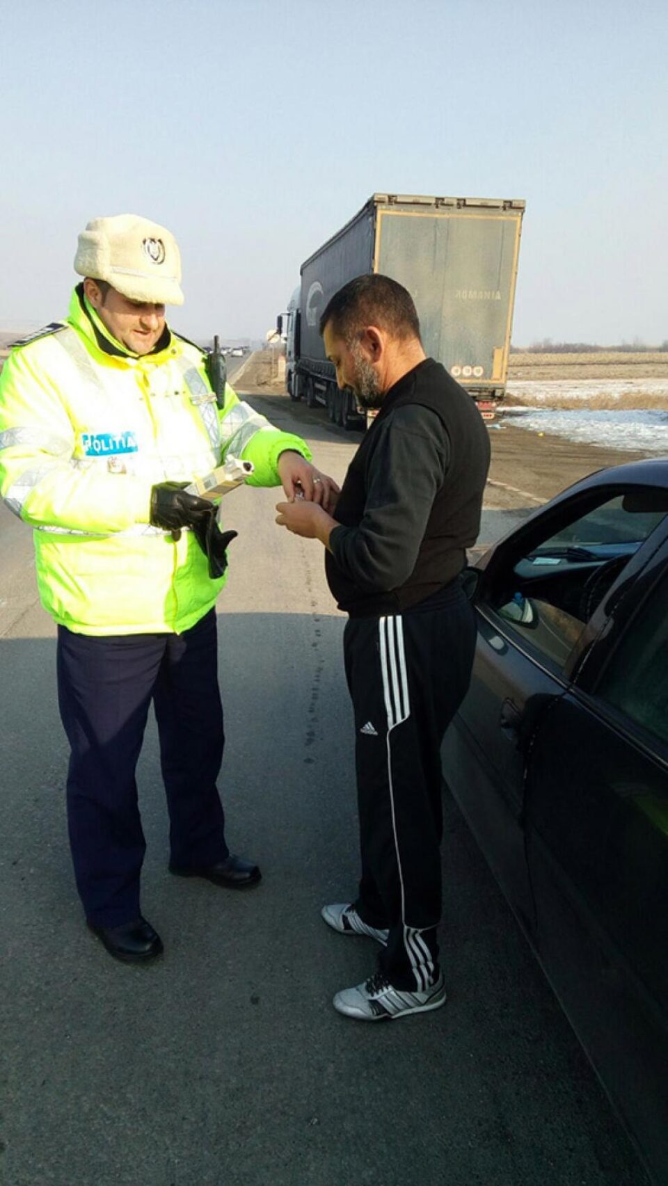 Acțiune de control în trafic