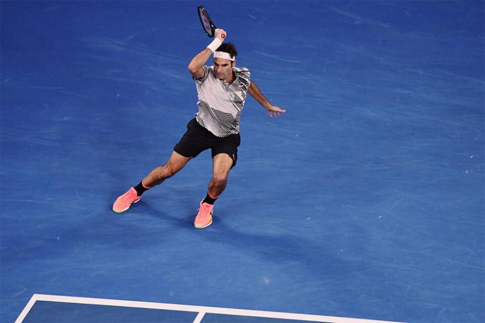 Roger Federer a câștigat o avere din tenis. Foto: www.ausopen.com