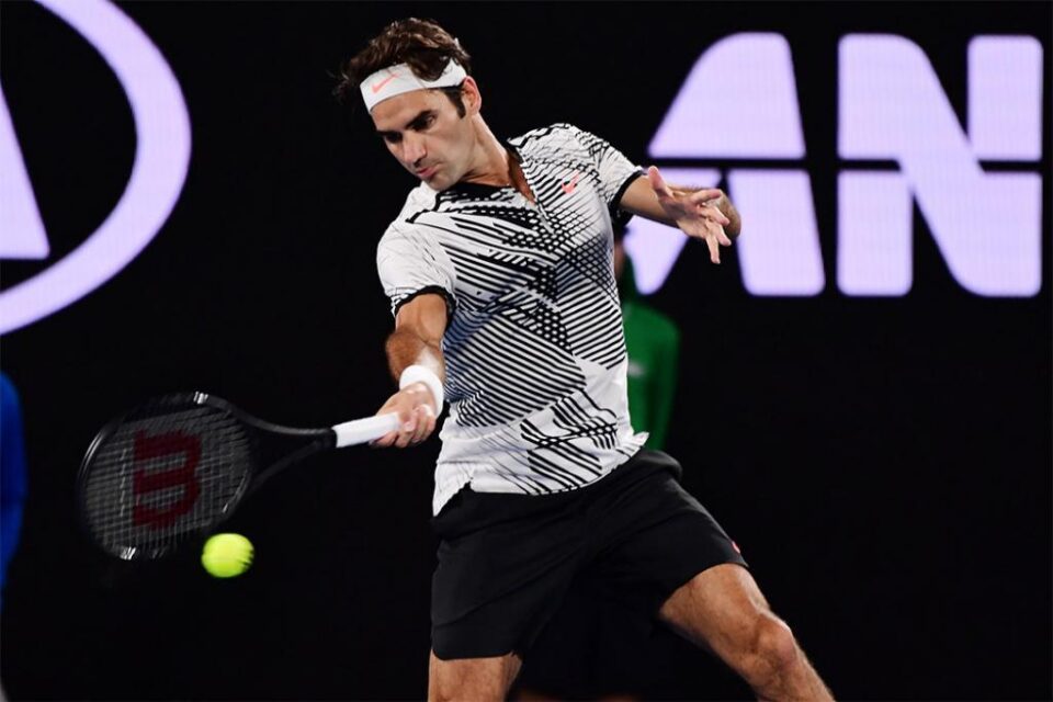Roger Federer a câștigat o avere din tenis. Foto: www.ausopen.com