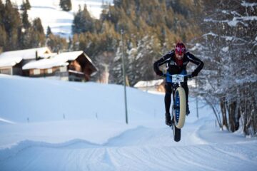 Vee Tire Team Suceava a participat și-n acest an cu trei cicliști la concursul Snow Bike Festival din Elveția