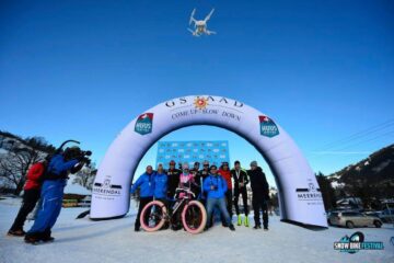 Vee Tire Team Suceava a participat și-n acest an cu trei cicliști la concursul Snow Bike Festival din Elveția