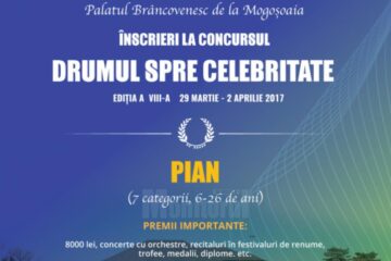 Înscrieri la Concursul „Drumul spre celebritate” - Ediția a VIII-a