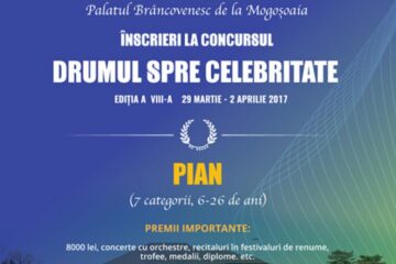 Au început înscrierile la Concursul „Drumul spre celebritate”