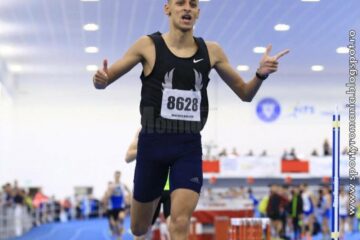 Andrei Dorin Rusu de la CSM Dorna Vatra Dornei a fost la 96 de sutimi de recordul național în proba de 1500 de metri la tineret și juniori I