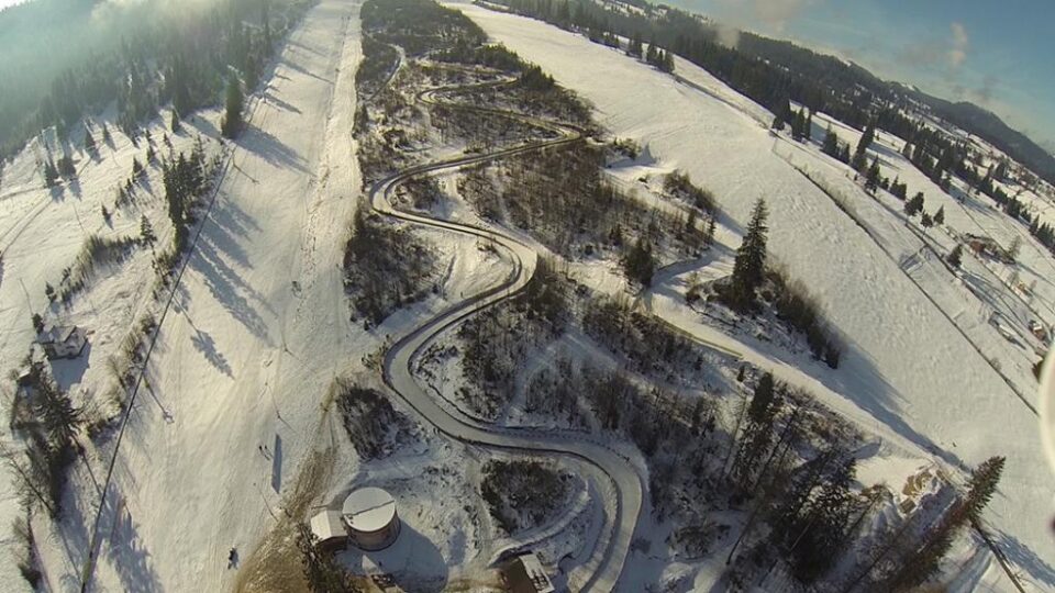 Pista naturală de sanie Bucovina din Vatra Dornei