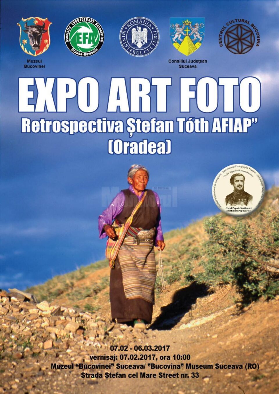 Expoziția retrospectivă a artistului fotograf Ștefan Tóth, la Muzeul de Istorie Suceava