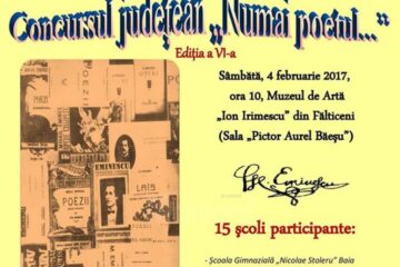 Concursul județean „Numai poetul...”