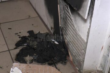 Incendiul a pornit de la un uscător de mâini, aflat în interiorul unui grup sanitar din școală