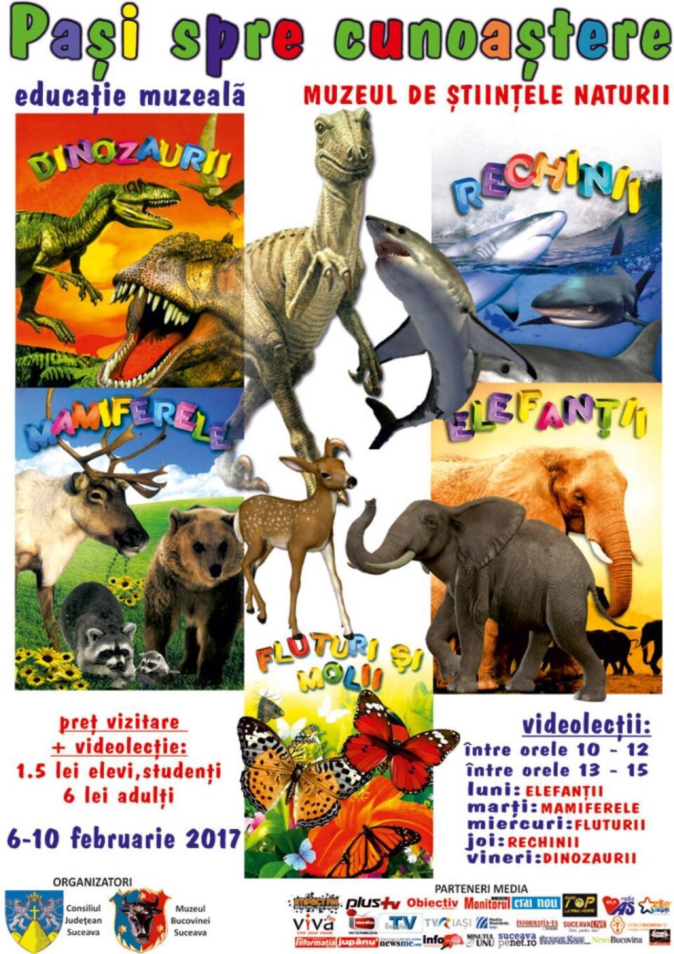 „Pași spre cunoaștere”, la Muzeul de Științele Naturii, în vacanța intersemestrială