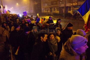 Mii de protestatari au mărșăluit în weekend pe străzile municipiului Suceava