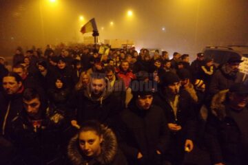 Mii de protestatari au mărșăluit în weekend pe străzile municipiului Suceava
