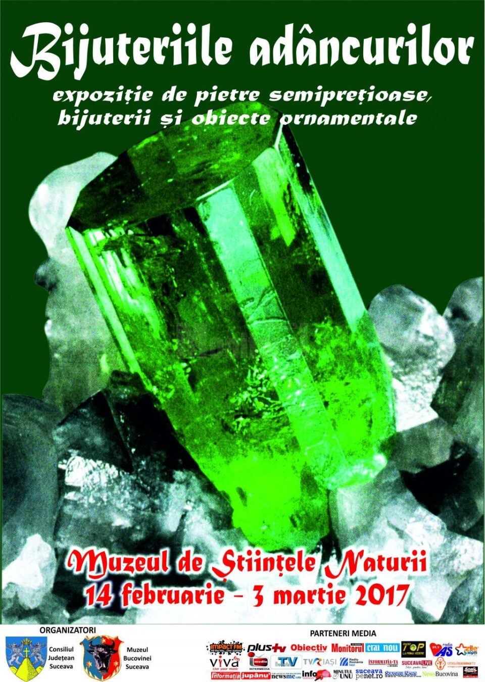 Expoziția „Bijuteriile adâncurilor”, la Muzeul de Științele Naturii