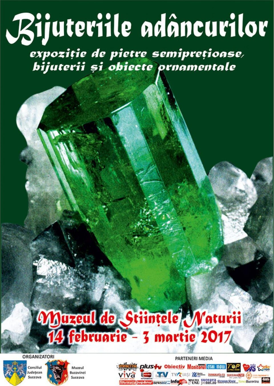 Expoziția temporară „Bijuteriile adâncurilor”, la Muzeul de Științele Naturii