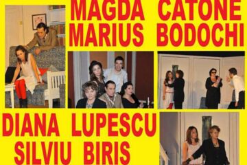 Actorii Magda Catone și Marius Bodochi aduc la Suceava piesa „Părinți teribili”